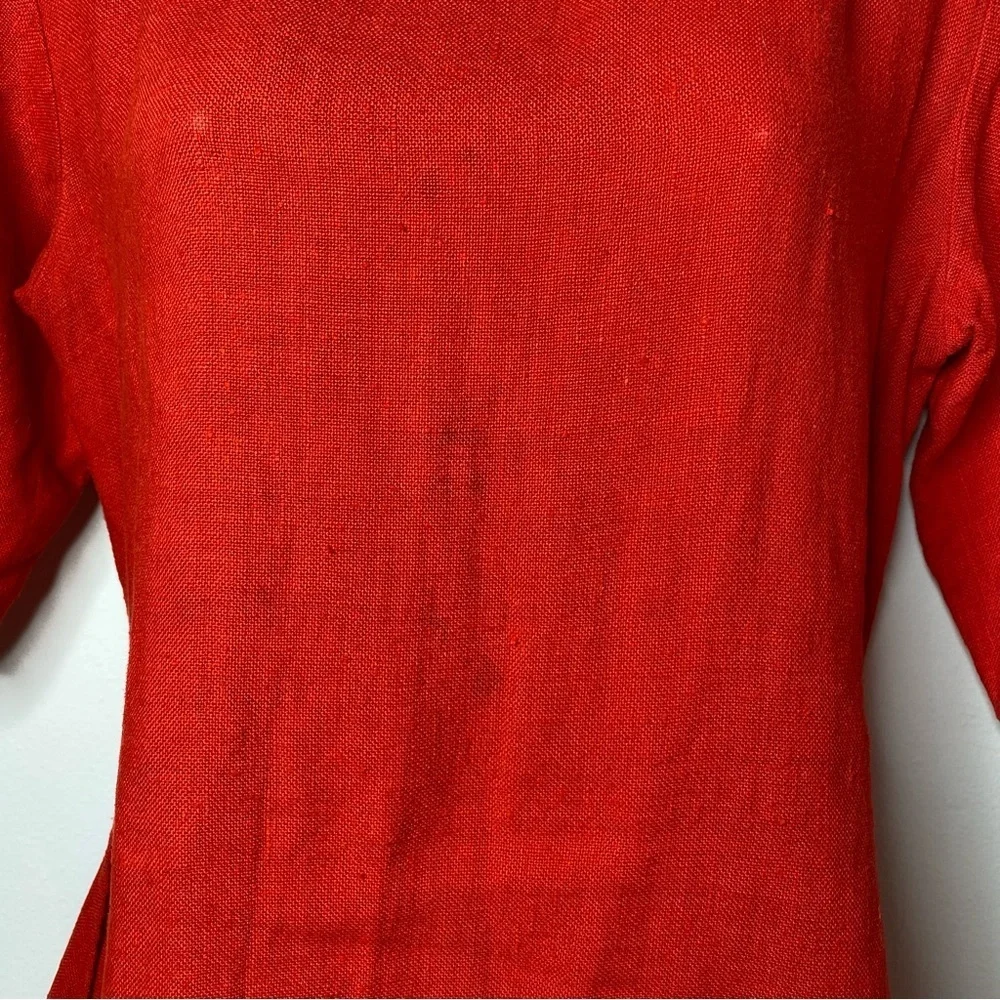 ⚜️❤️VINTAGE DKNY❤️⚜️ size. 4 Red wrap dress - Picture 6 of 10